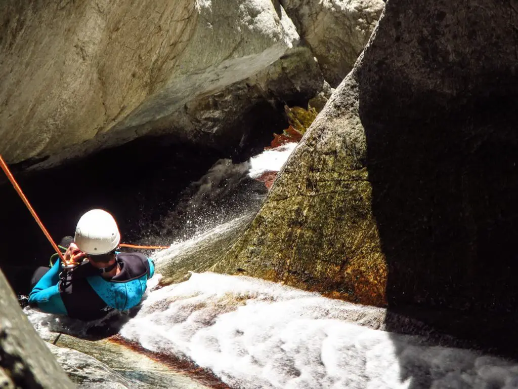 Canyoning du Gourg des Anelles dans les pyrénées orientales