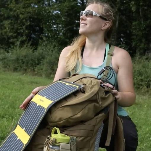 panneau solaire avec batterie externe