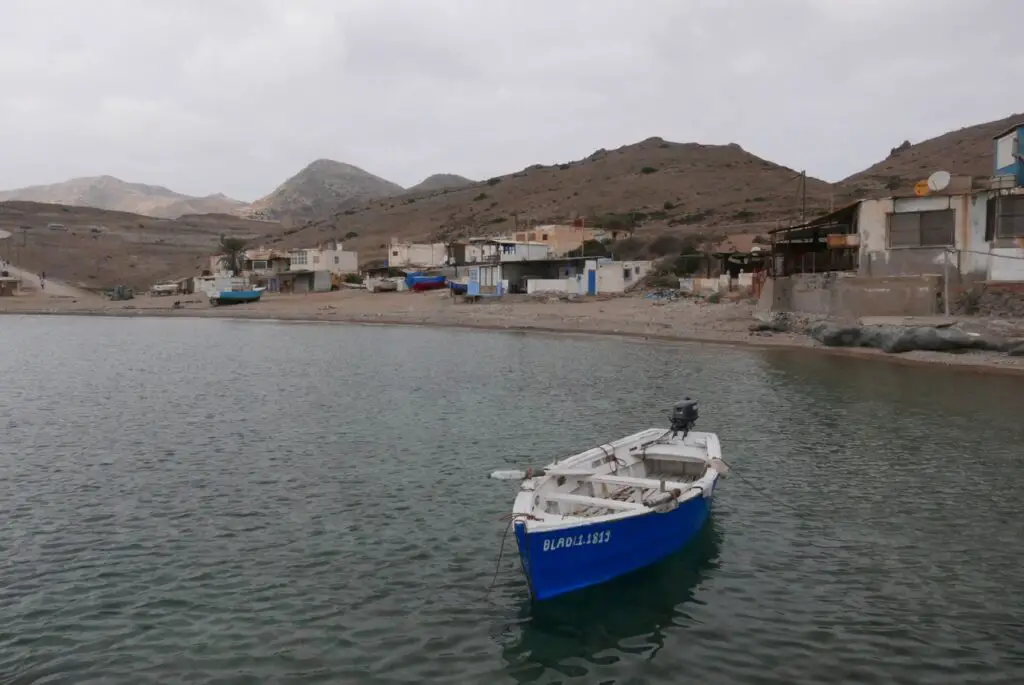 village de pêcheur à Tibouda au Maroc