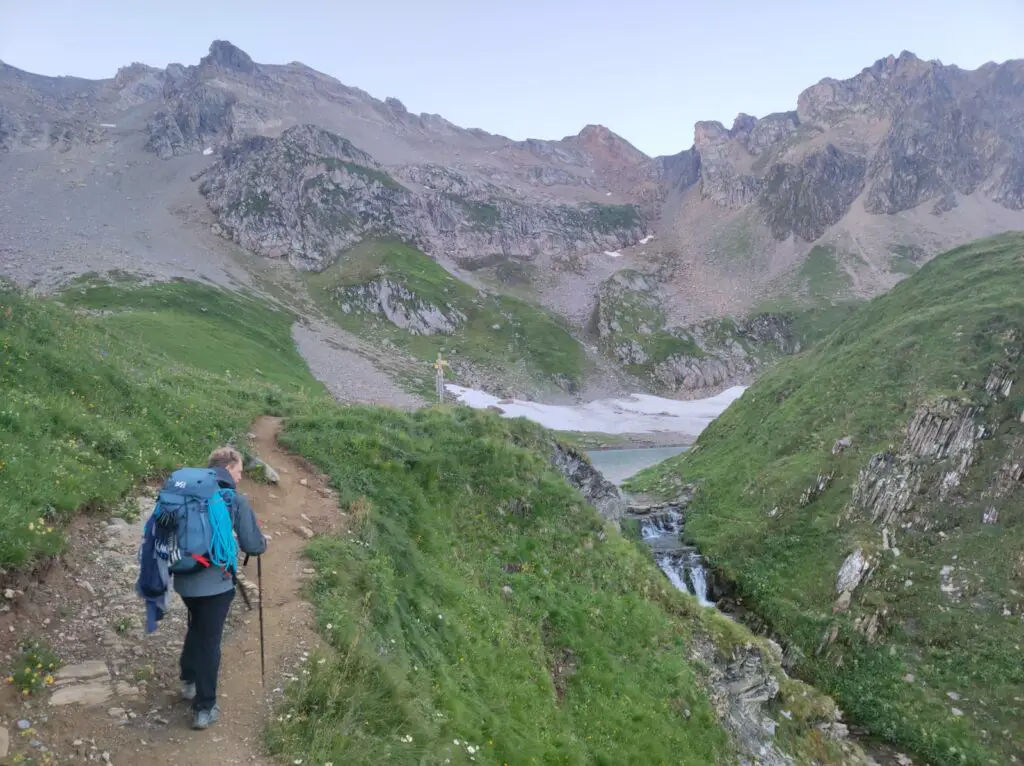 Arrivée au Lac d'amour