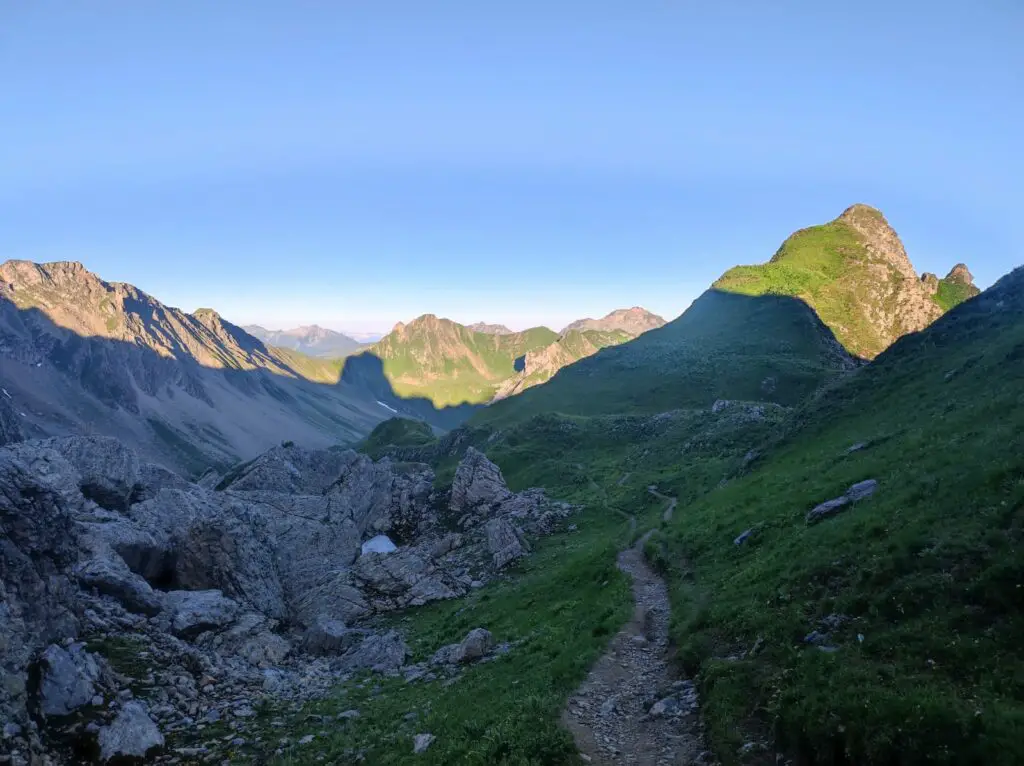 Marche d'approche Pierra Menta