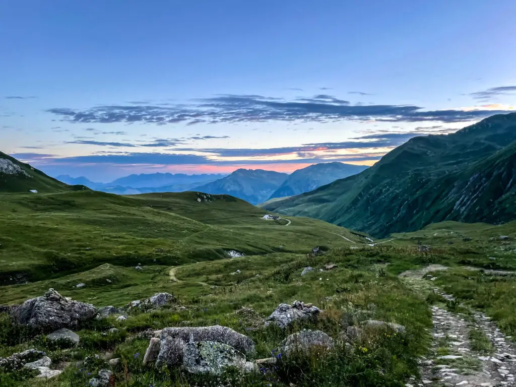 levé de soleil beaufortain