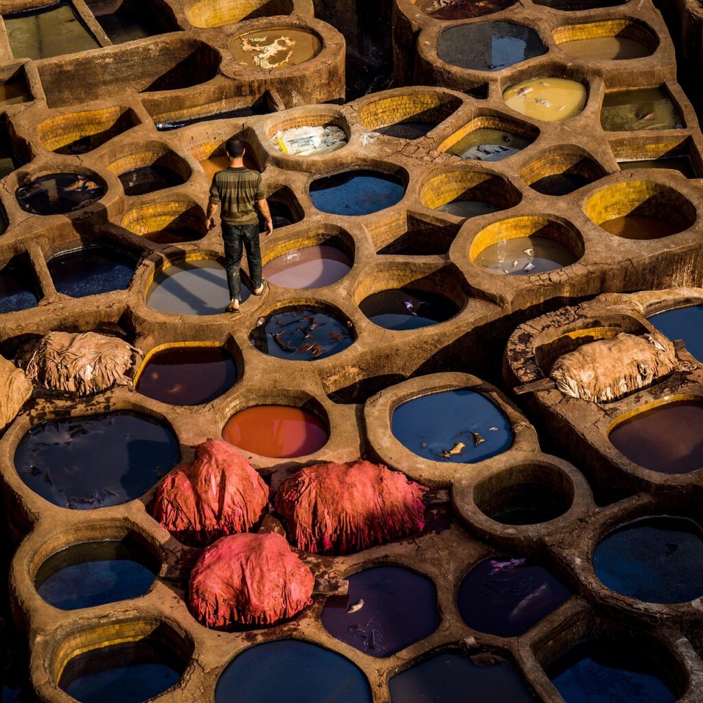 Visiter Fes ville des tanneurs au Maroc