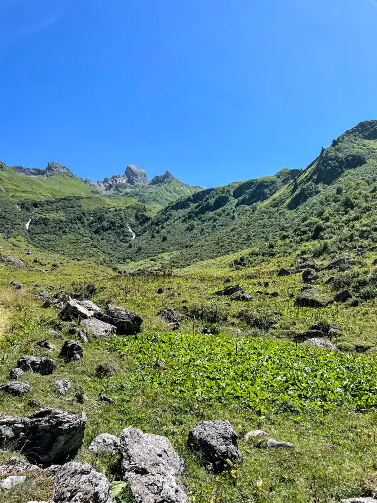 Vue depuis le parking de Treicol