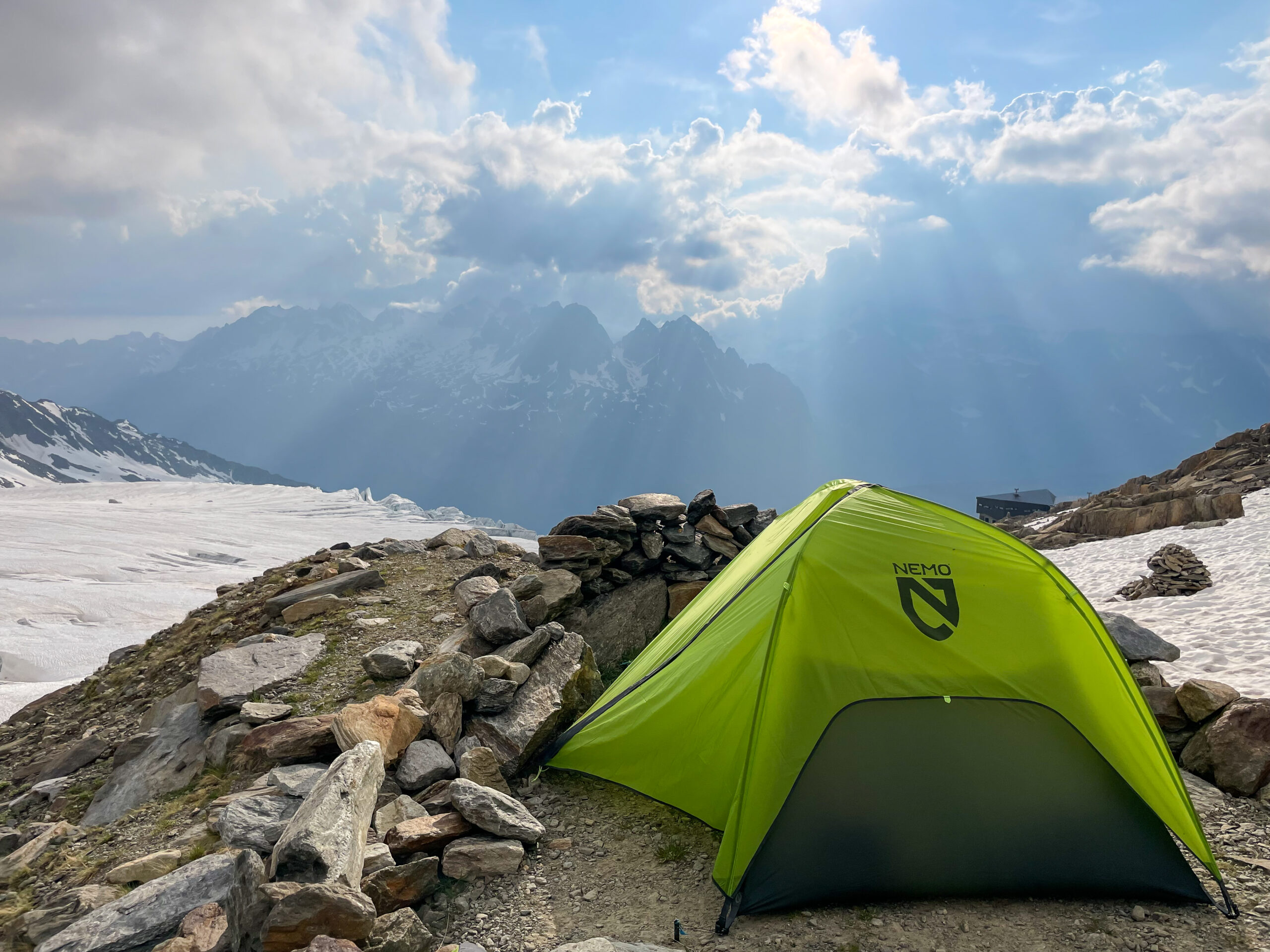 Bivouac sur un sol plat