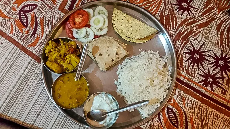 Cuisine indienne - Thali du nord