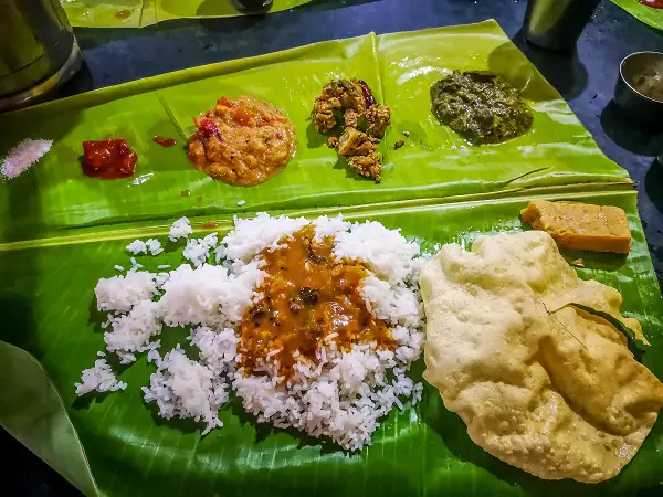 Cuisine indienne - Thali du sud