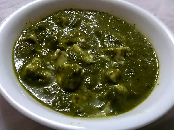 Palak paneer