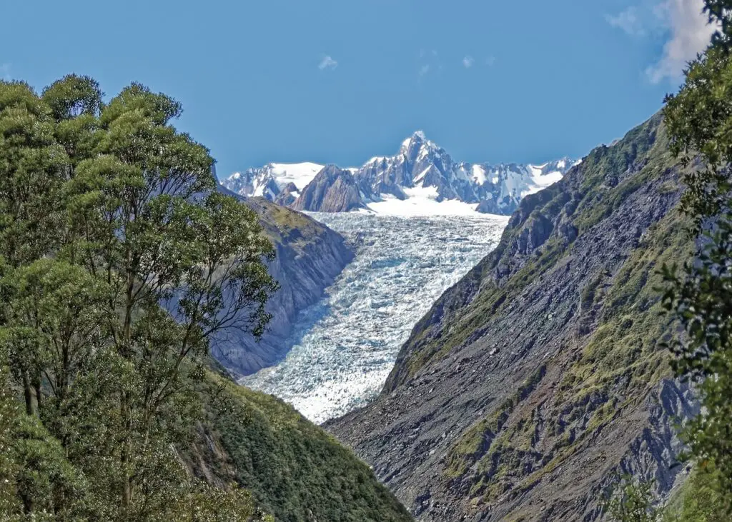 Fox glacier Ile du Sud Nouvelle zélande
