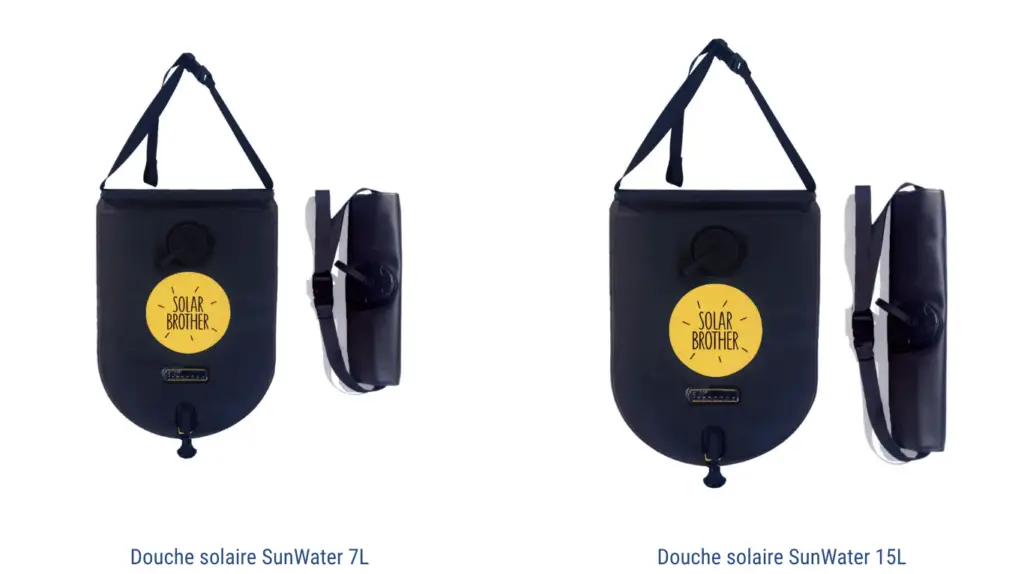 Douche solaire SunWater 7L et 15L SOLAR BROTHER