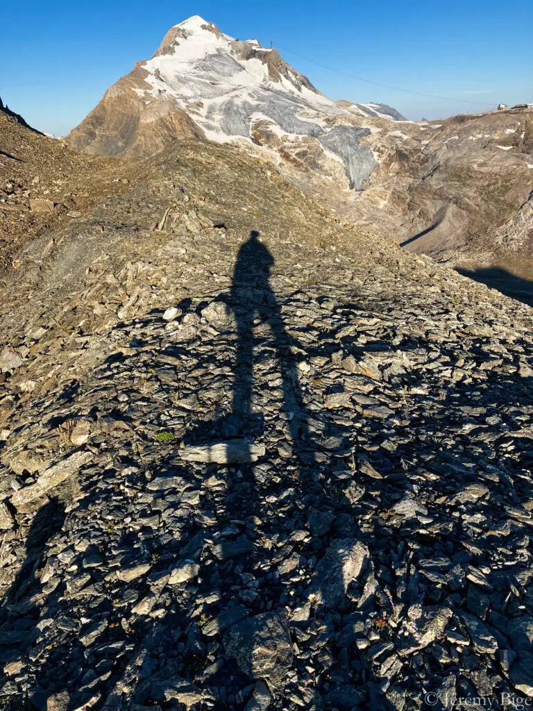 Glacier de la Grande Motte.