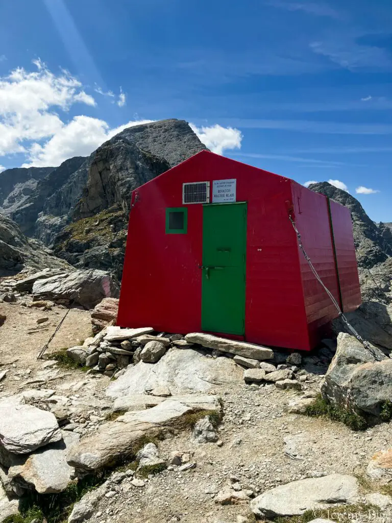 Bivouac Walter Blais durant la Trans'Alpes.