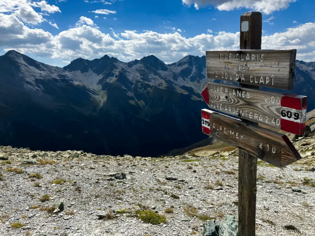 Col de Clapis (2851m) durant la Trans'Alpes.