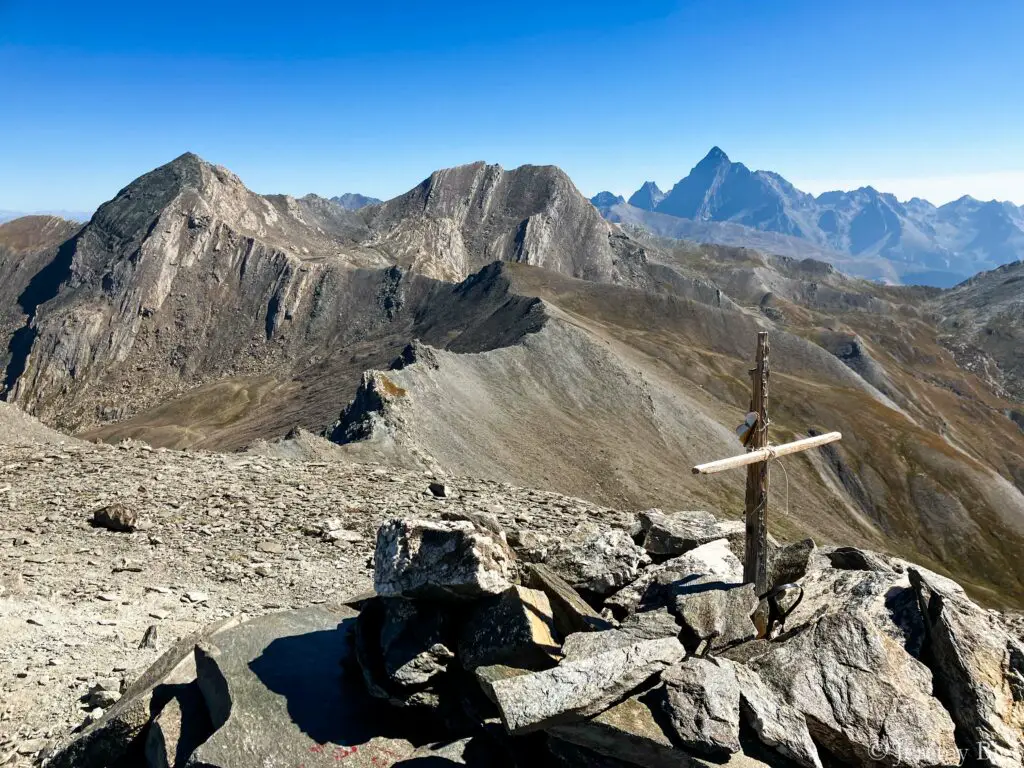 Tête de Malacoste (3216m) durant la Trans'Alpes.