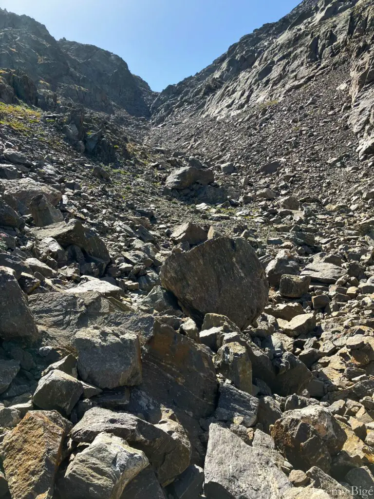 Pas de Vens durant la Trans'Alpes.