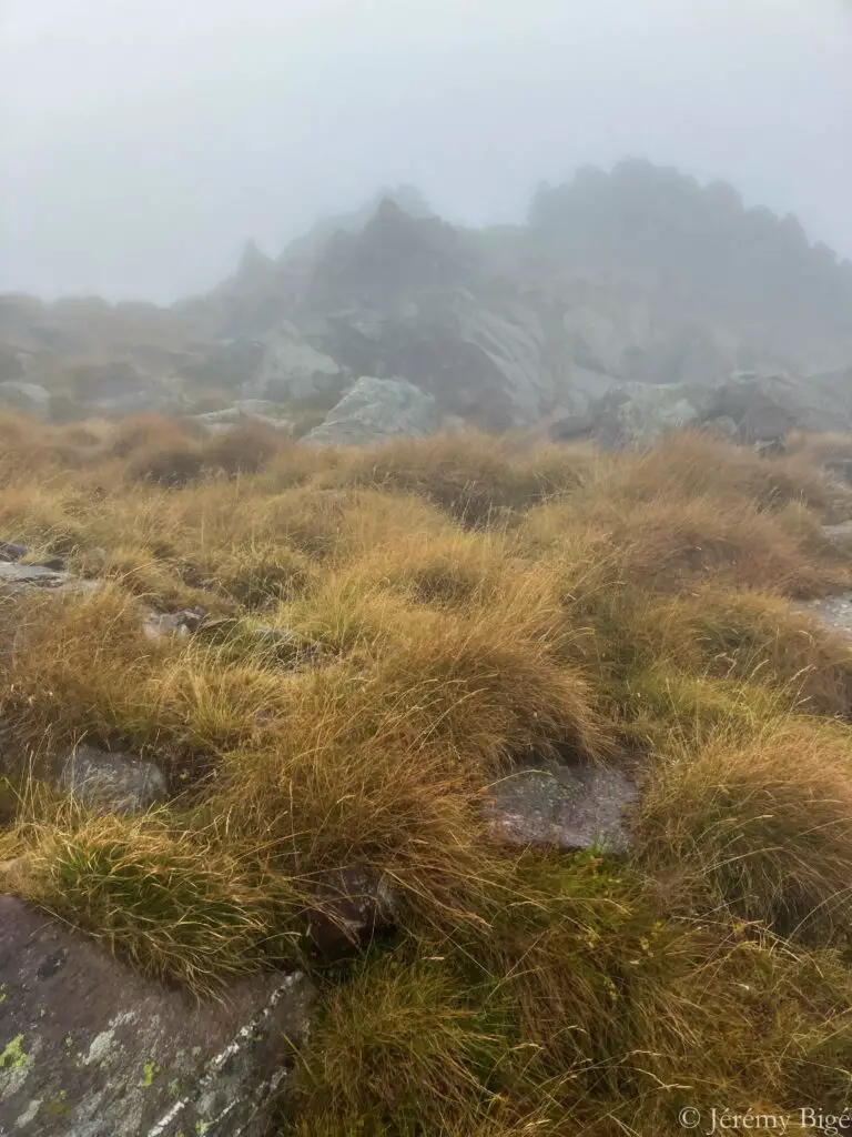 Tempête à la Cime du Diable (2685m) durant la Trans'Alpes.