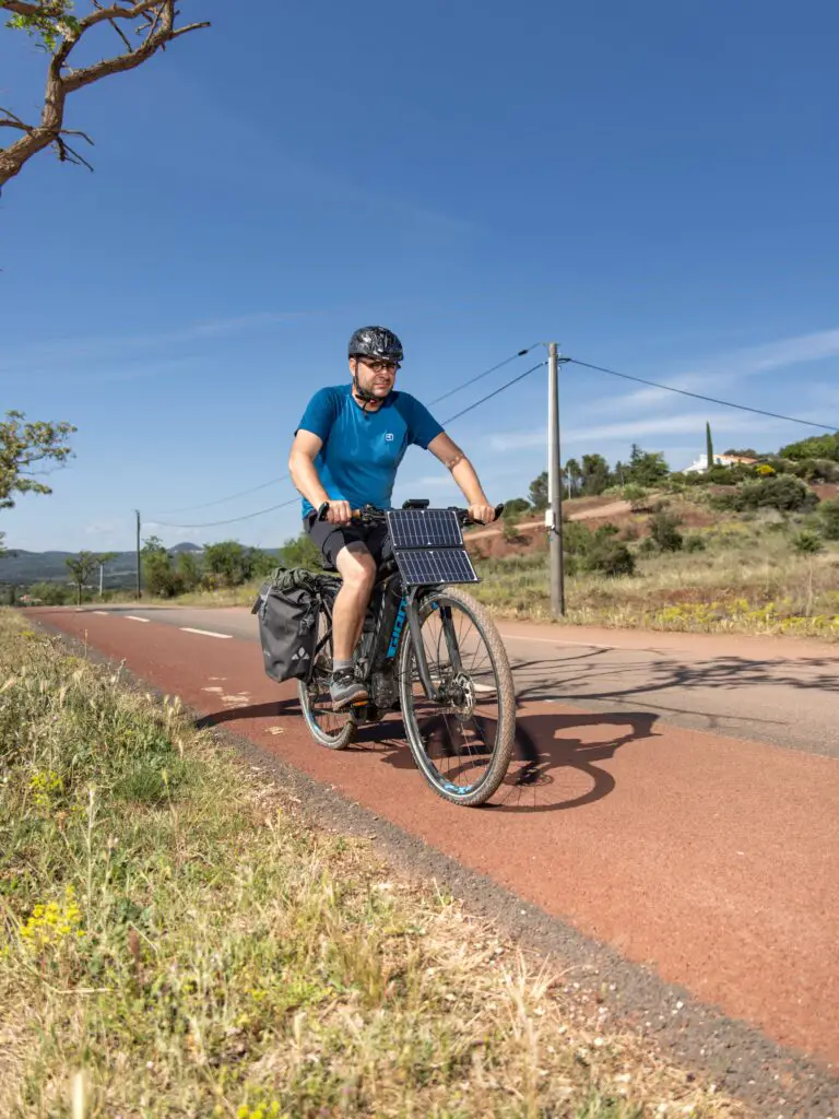 rando vélo dans l'arrière pays montpelliérain