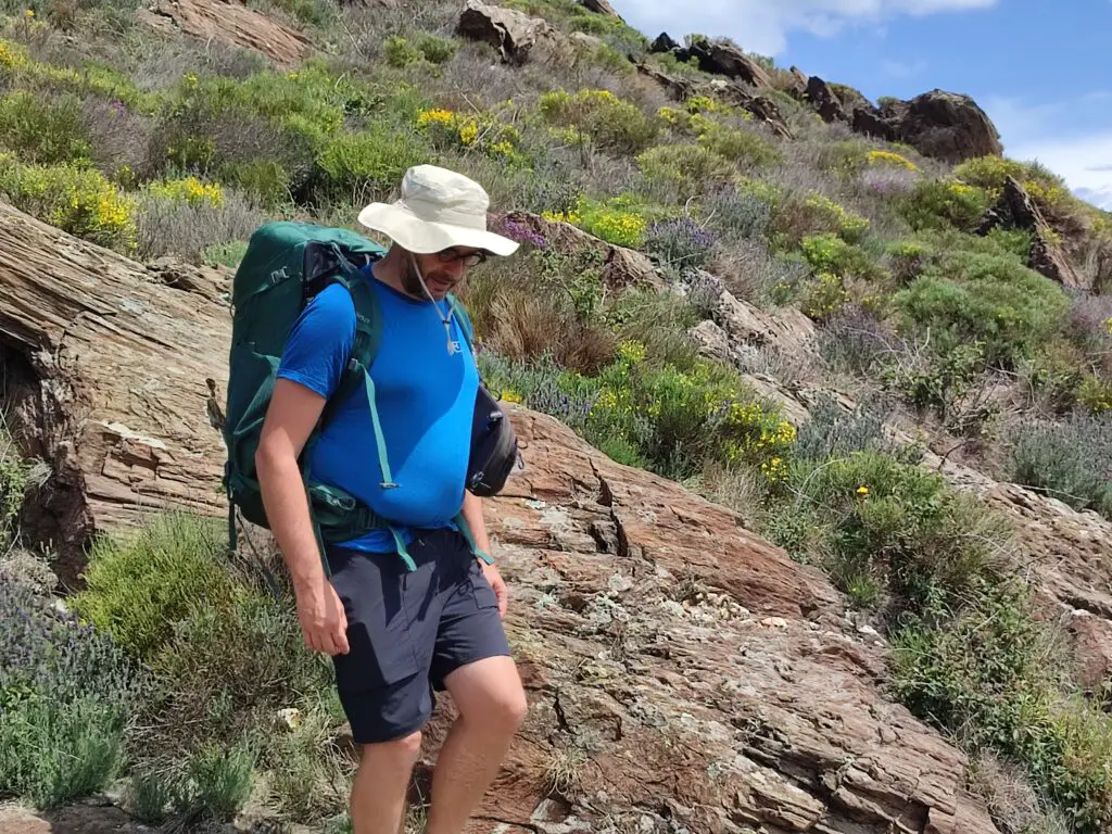 randonnée dans les montagnes du Caroux près de Hérépian