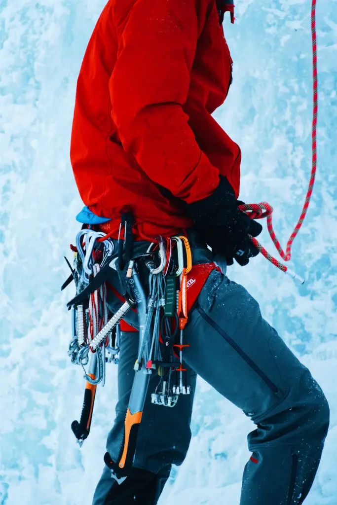 gérer le froid en cascade de glace