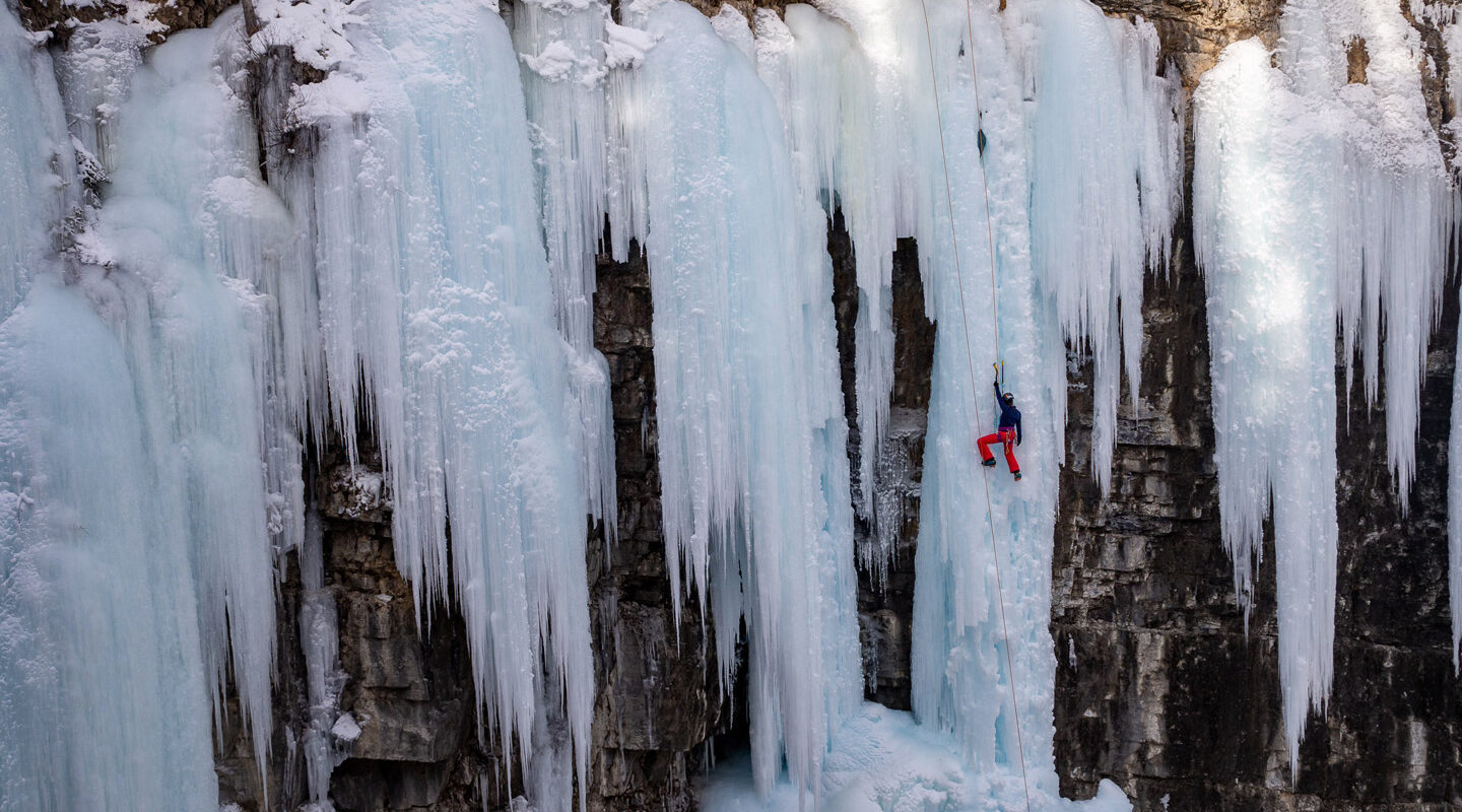 gérer le froid en cascade de glace