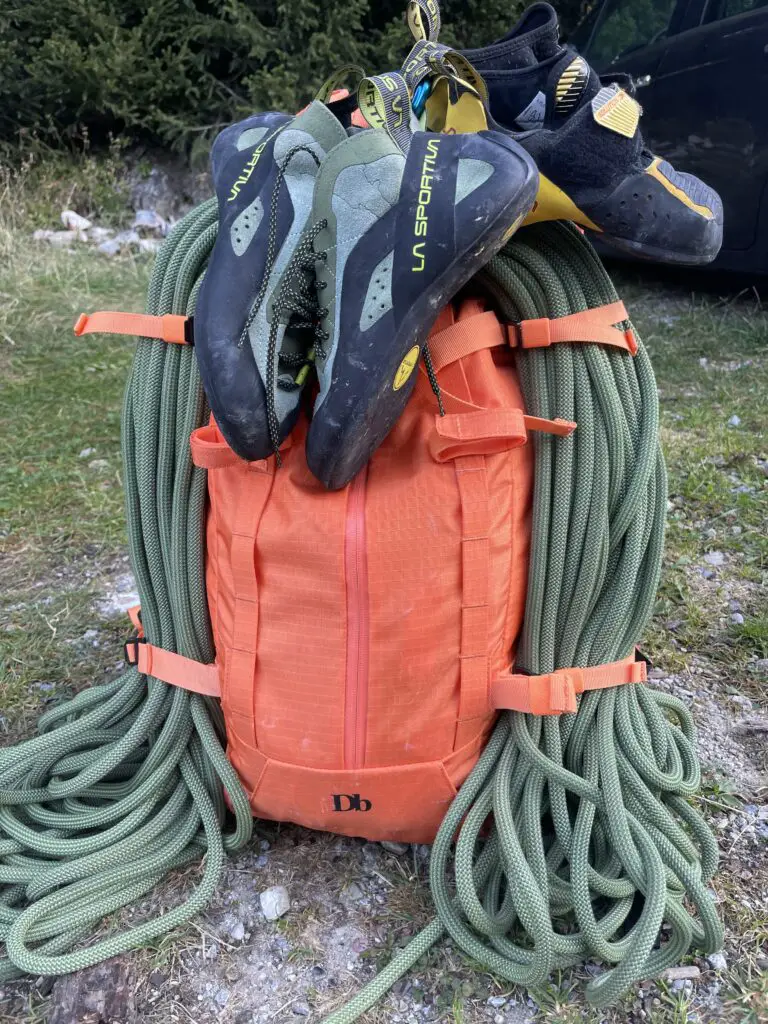 sac à dos Fjall DB Journey avec corde