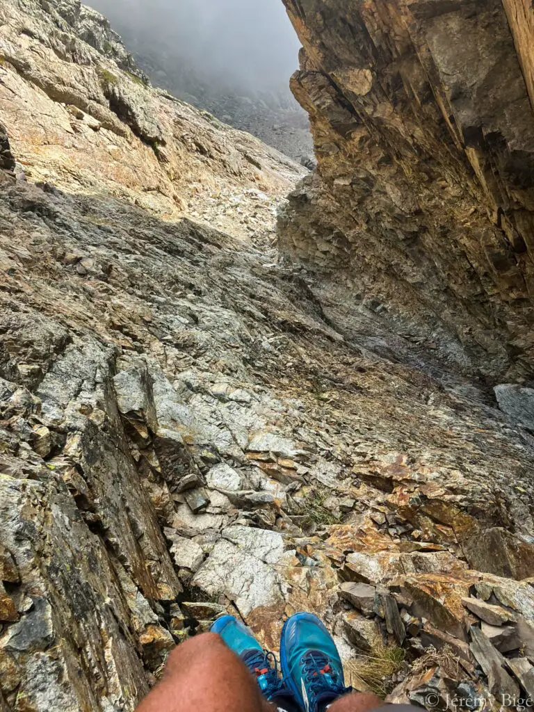 Entrée du cirque de la Solitude sur le GR20.