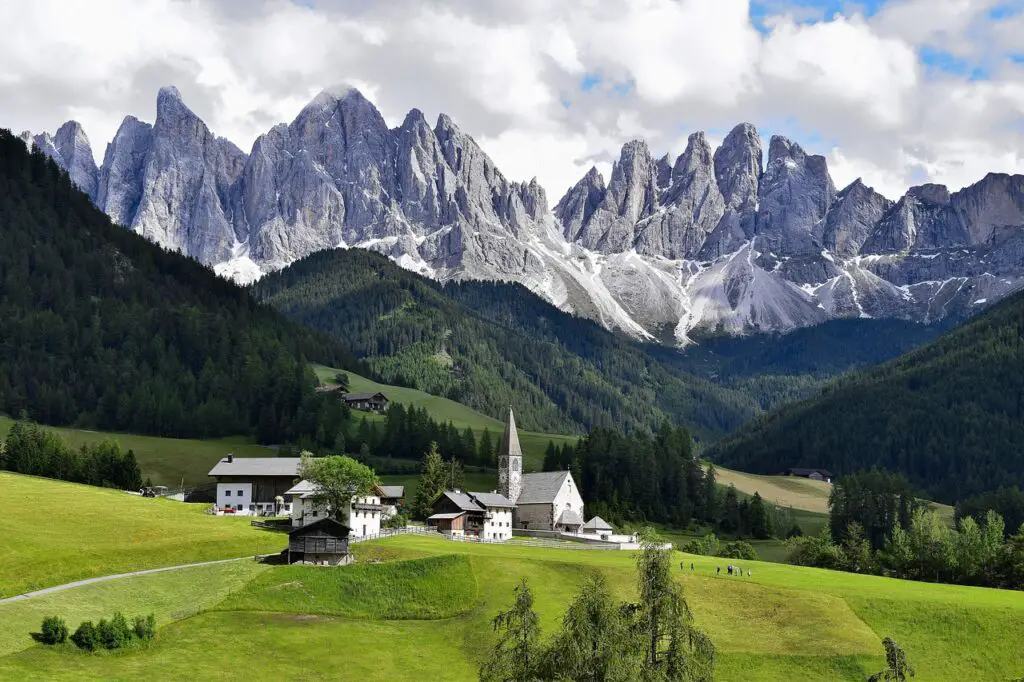 Paysage des Dolomites