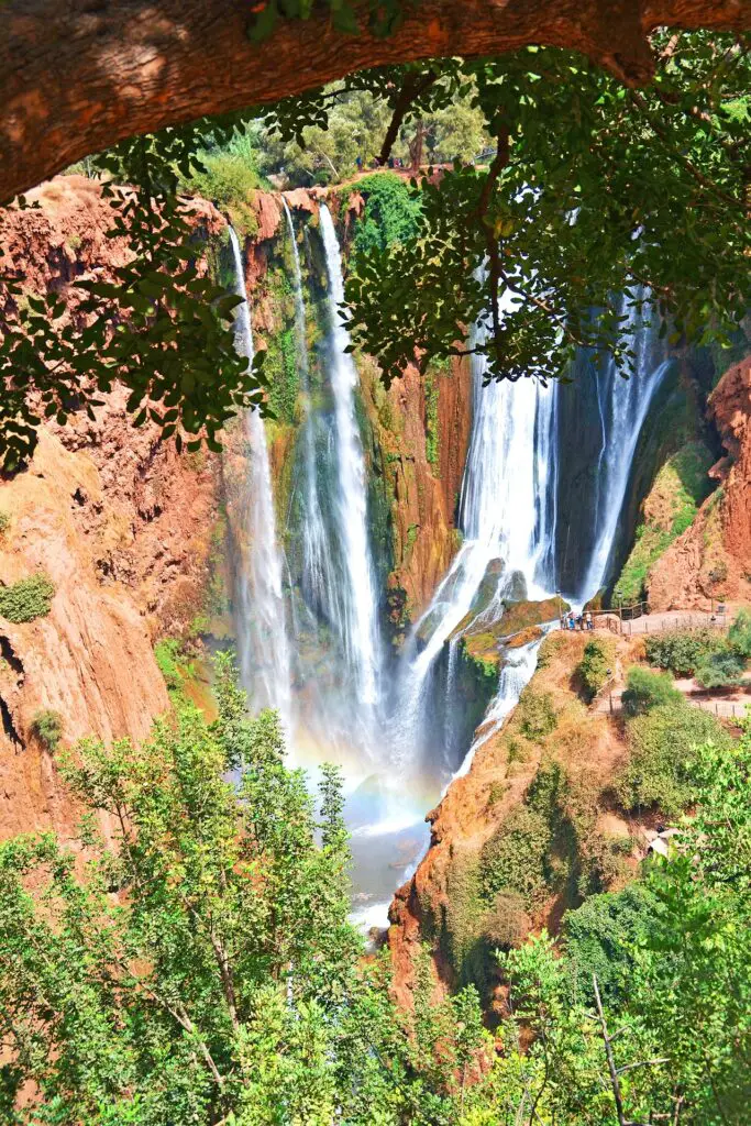 cascades d’Ouzoud dans la région marocaine de Béni Mellal-Khénifra