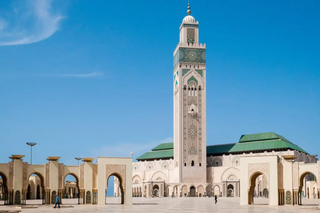Mosquée de casablanca dans la région de Casablanca-Settat au Maroc