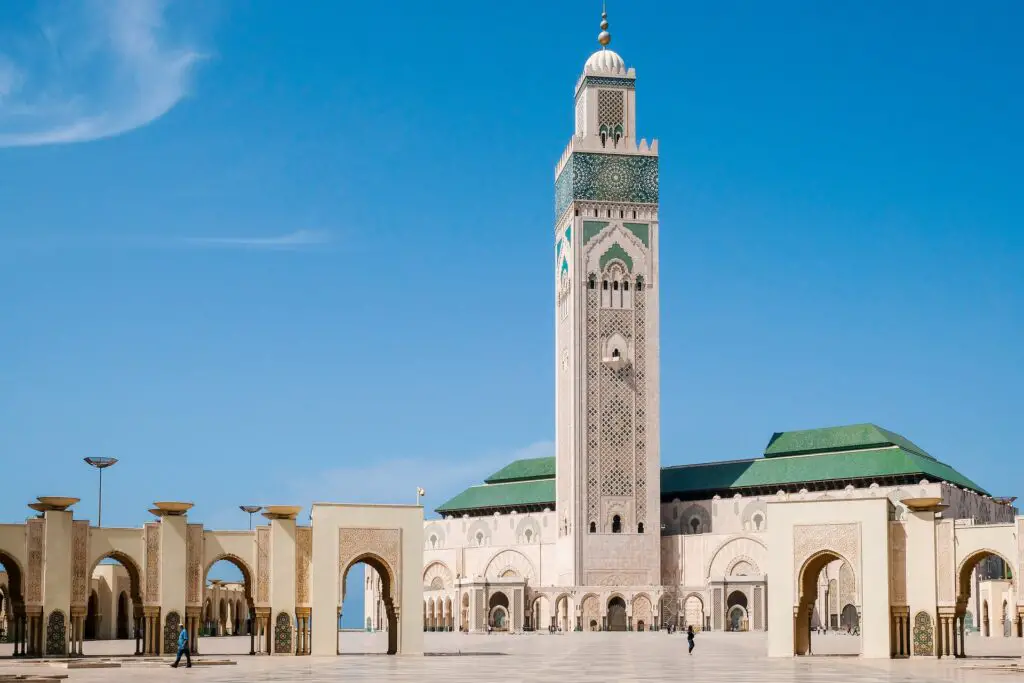 Mosquée de casablanca dans la région de Casablanca-Settat au Maroc