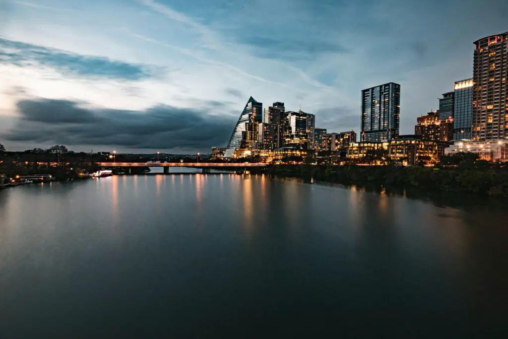 ville de Austin de nuit