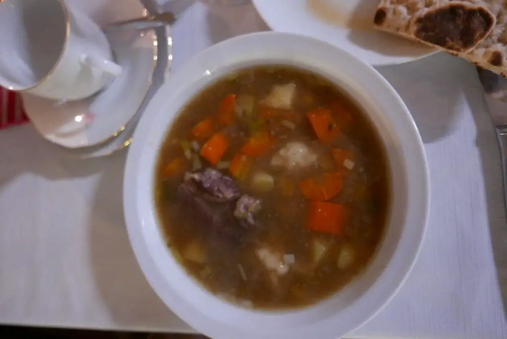 assiette de ragout de rennes en suede à karesuando