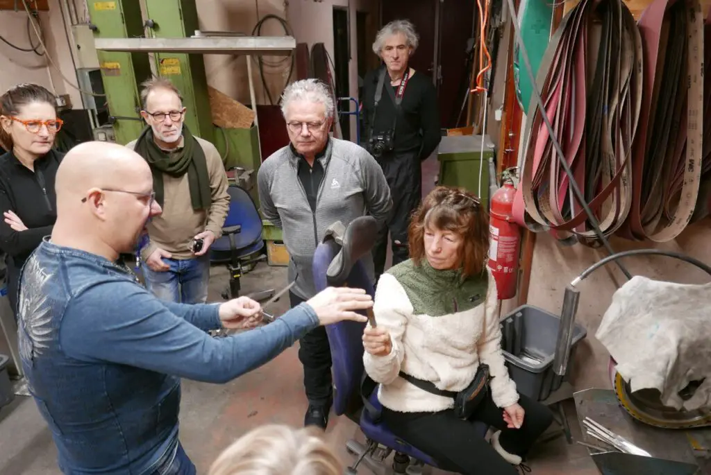 atelier de forge du couteau puukko karesuando