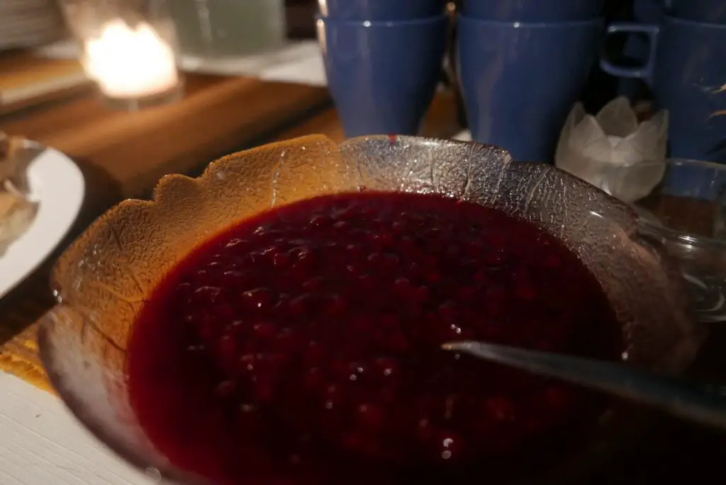 confiture de berry en laponie suédoise