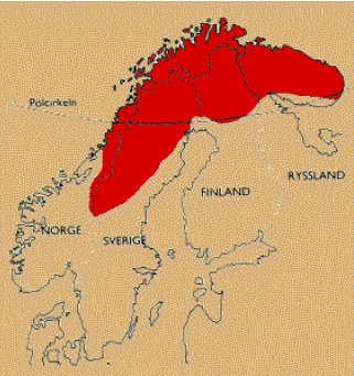 le territoire des samis