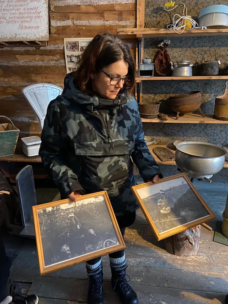 Lena GREUS avec des photos d'une sacrée en suède près de Karesuando