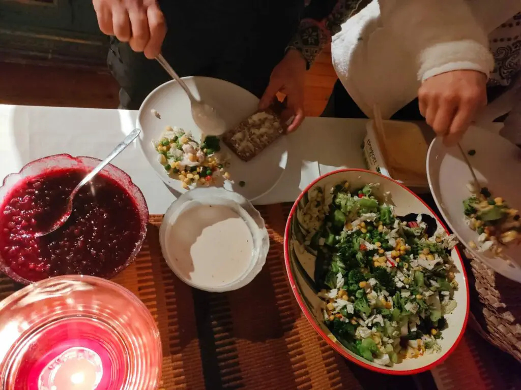 salade sami avec baie suedoise