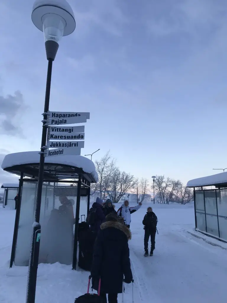 station bus de kiruna