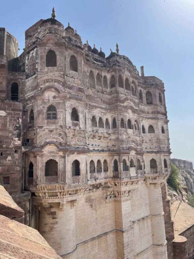 architecture du Fort Meranghar à Jodhpur