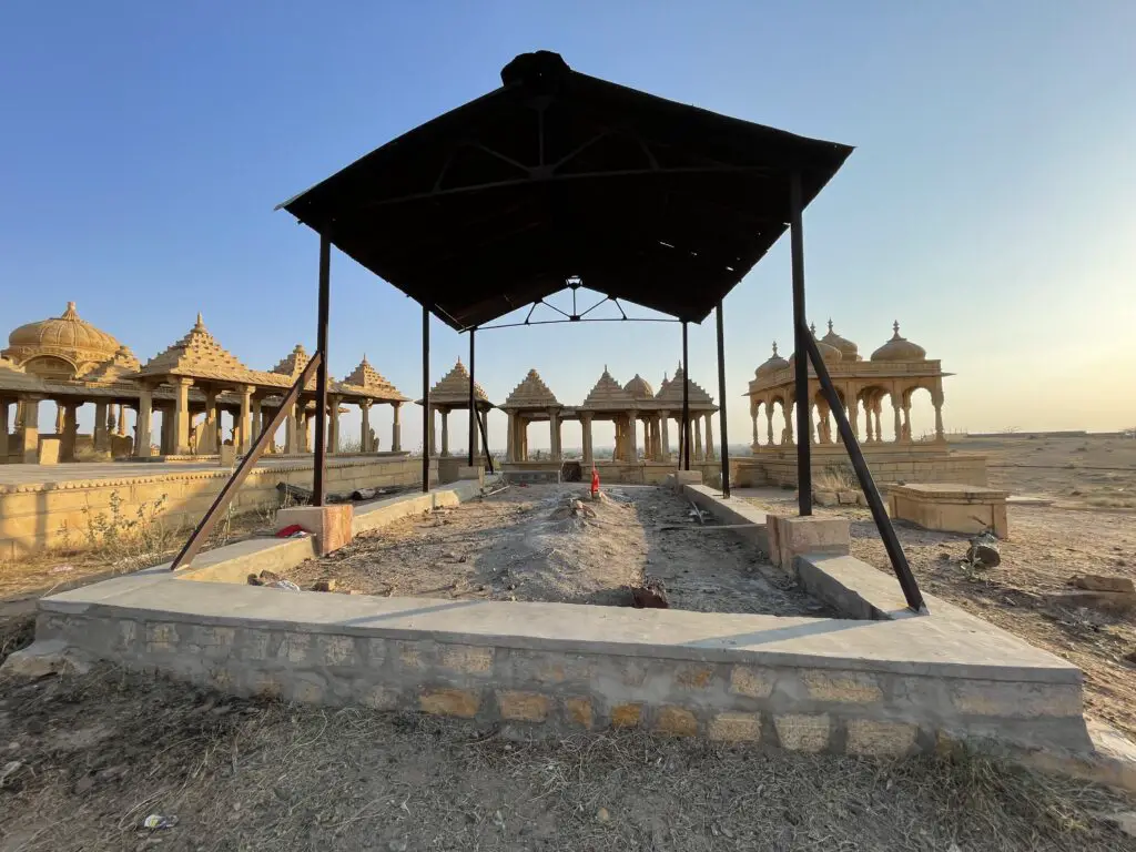 centre de crémation à jaisalmer au rajasthan