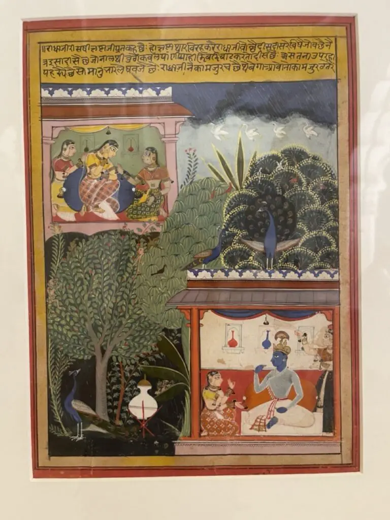 Dessin miniature au palais royal de jodhpur