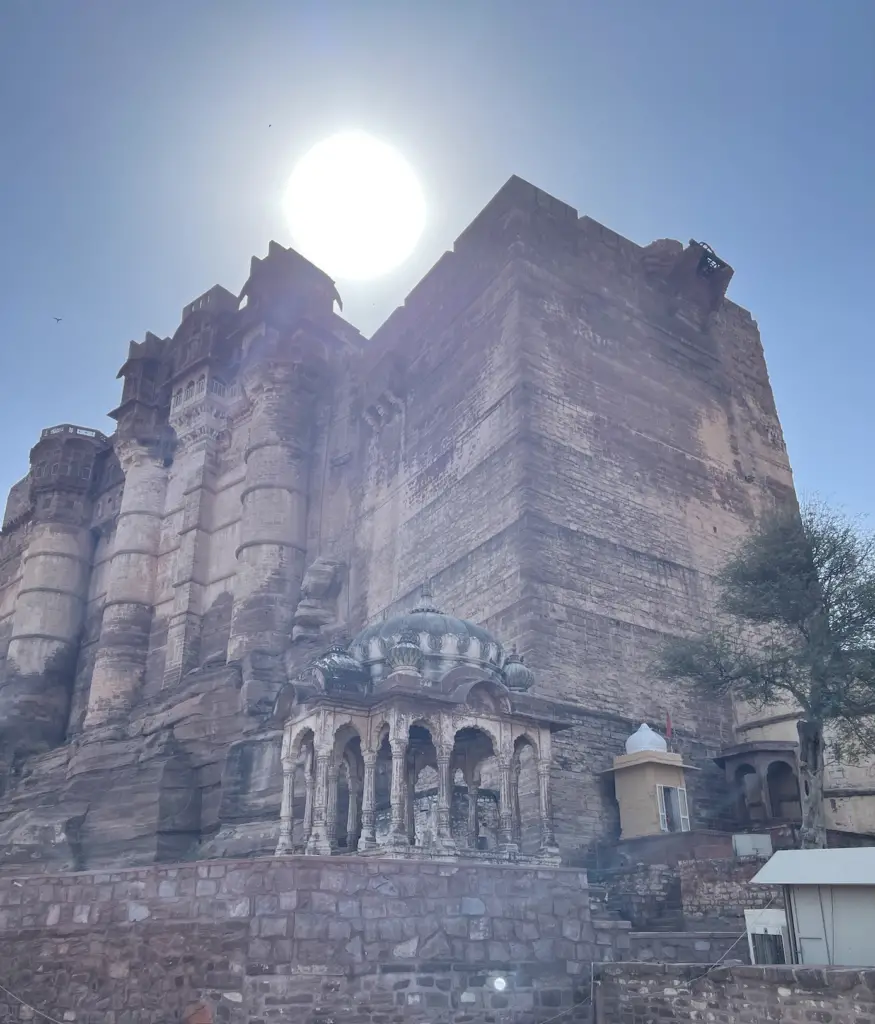 La façade du Palais Royal de Jodhpur