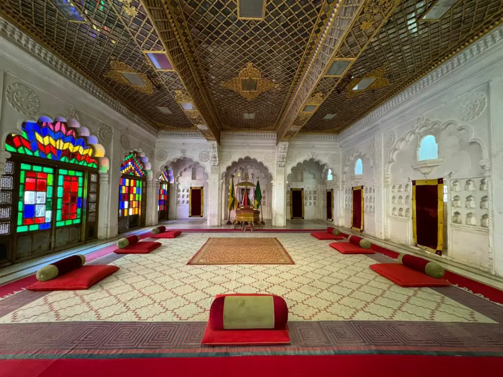 le Moti Mahal au palais royal de Jodhpur