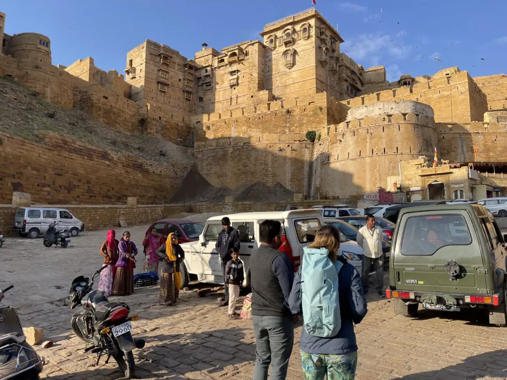 L'entrée dans la vieille ville de jaisalmer