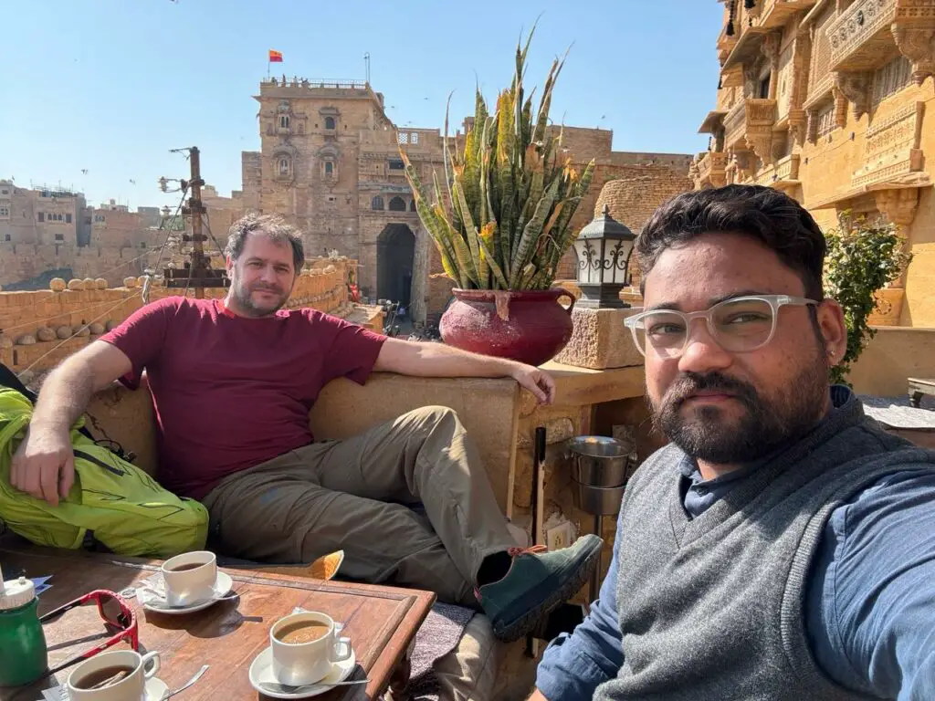 Mayur Singh Takshak guide francophone hindou à jaisalmer au rajasthan