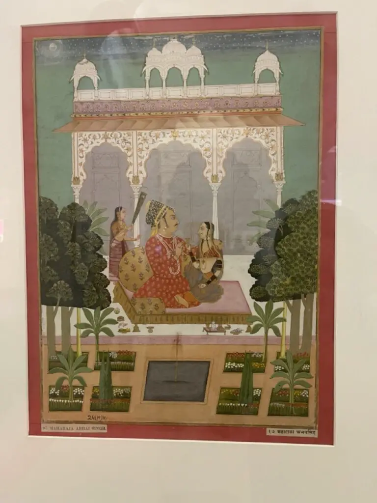 peinture miniature maharaja à Jodhpur