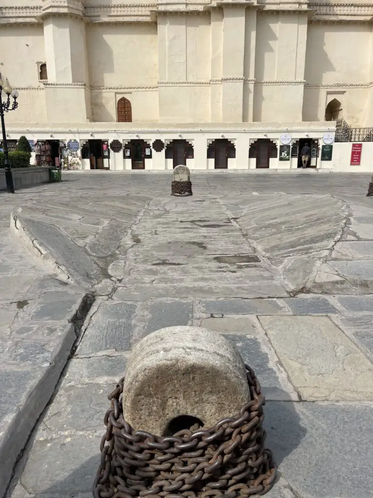 places des éléphants à Udaipur