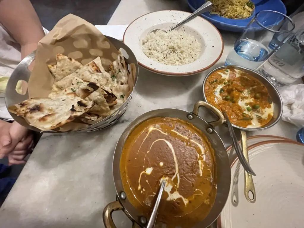Premier repas en inde de la cuisine indienne au restaurant Informal by Imperfecto