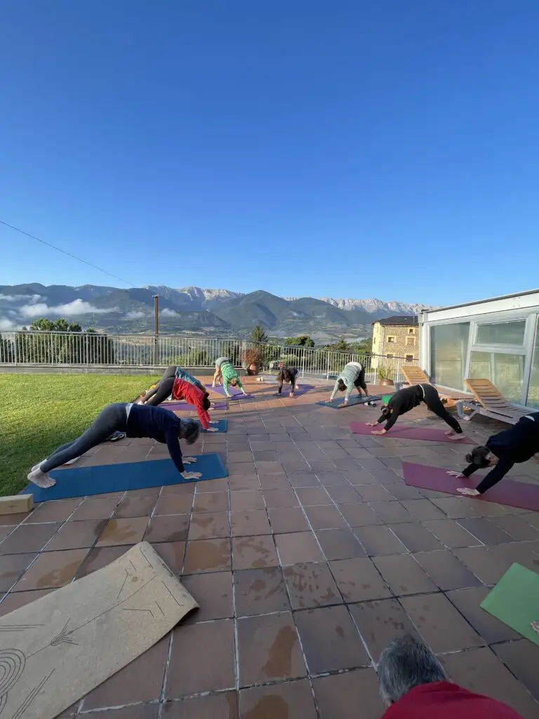 Retour d'une retraite yoga en Andorre