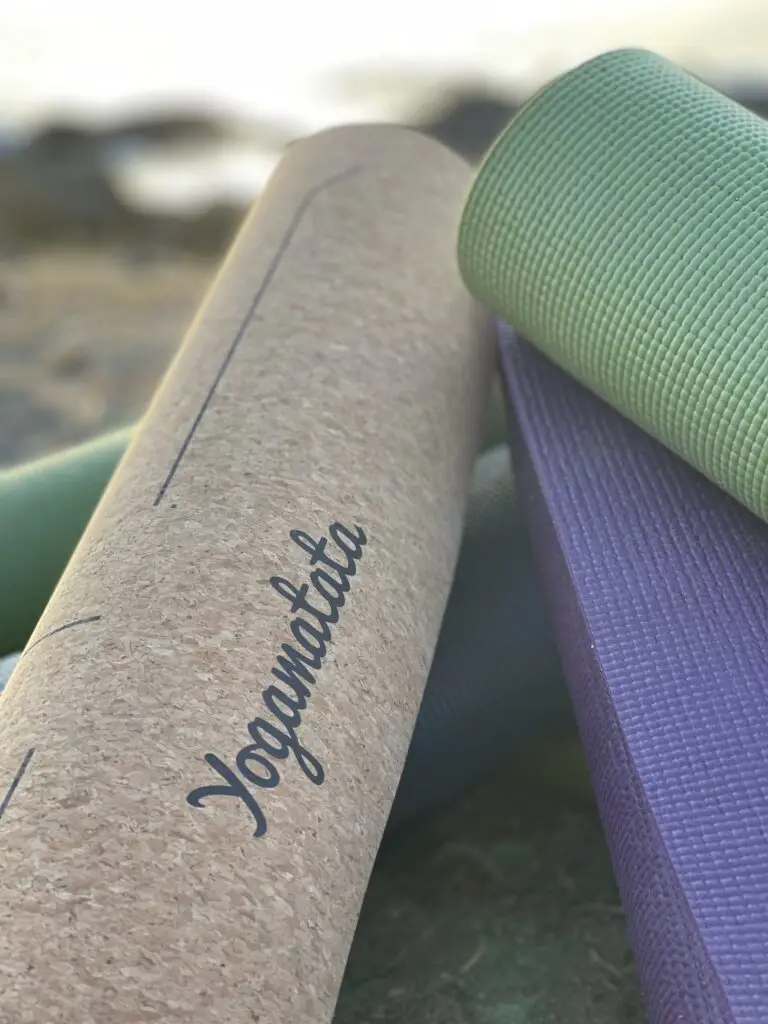 Retour terrain du tapis de yoga recyclé Yogamata